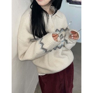 【Codibook】韓國 kim9hope 可愛翻領鈕釦羊毛毛衣［預購］針織衫 針織外套 女裝