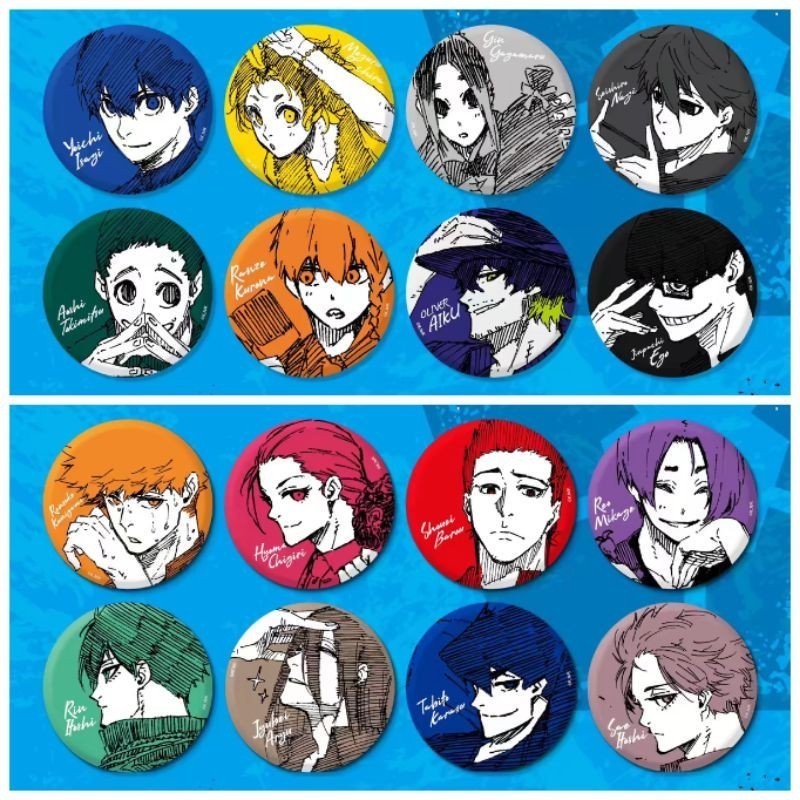 【現貨】藍色監獄 triballad 金屬 再販 徽章 潔 蜂樂 千切 凪 凜 玲王 烏旅人 羊 冴 黑名 繪心