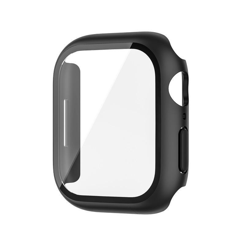 【YX】適用apple watch7代蘋果手錶保護殼 iwatch7 PC+鋼化手錶保護套