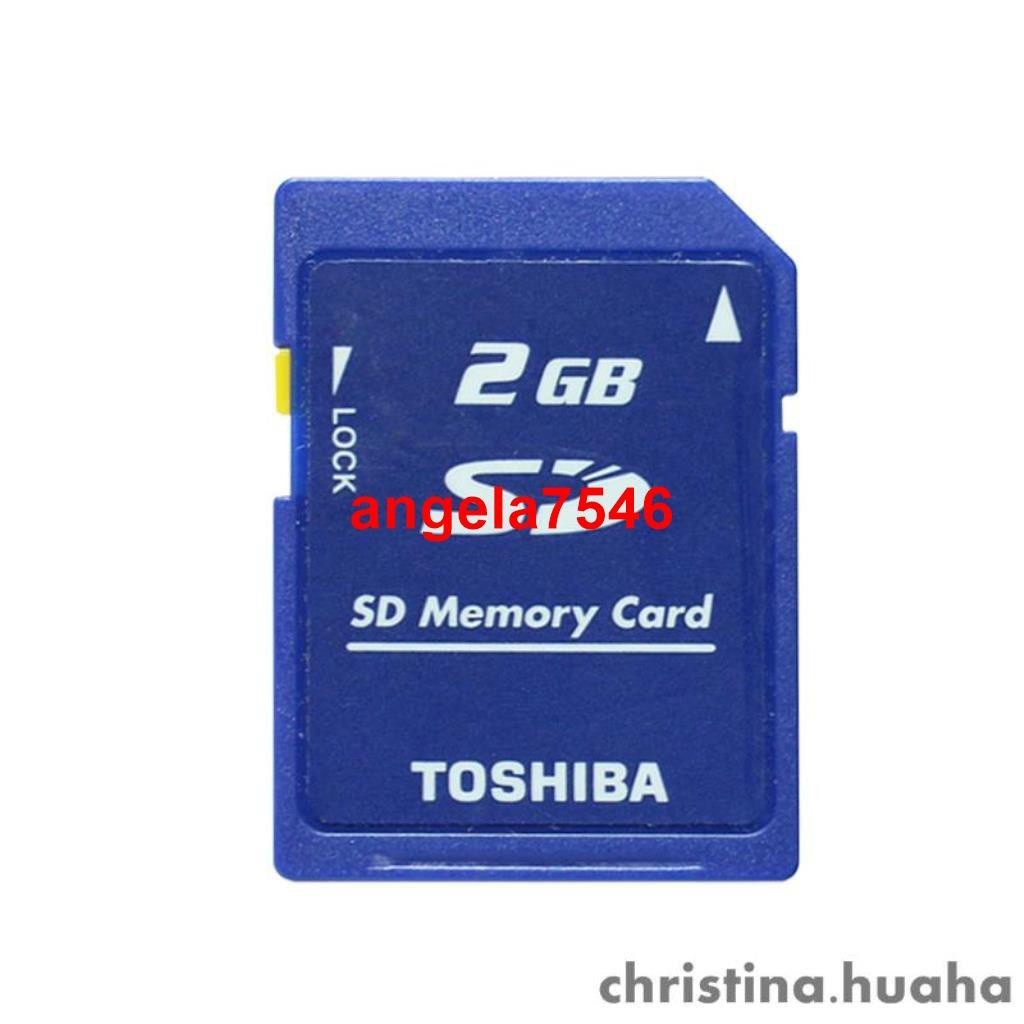 🔥//Toshiba/東芝 SD卡 2G 原裝閃存卡SD2G 車載導航大卡老相機存儲卡coo8520258