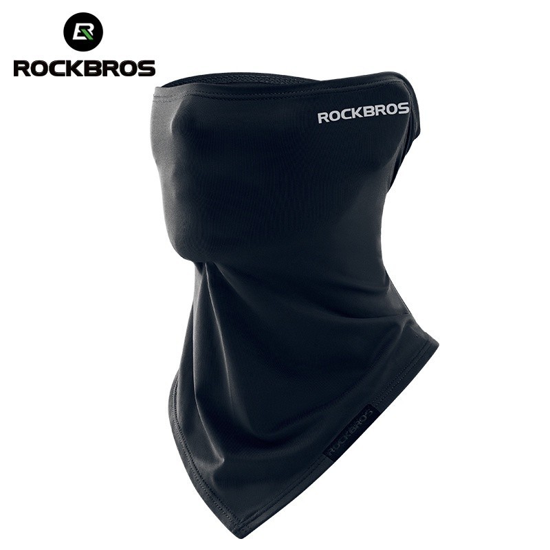 Rockbros 三角面罩冰絲防紫外線頭帶薄透氣速乾頭巾圍巾男士女士騎行裝備
