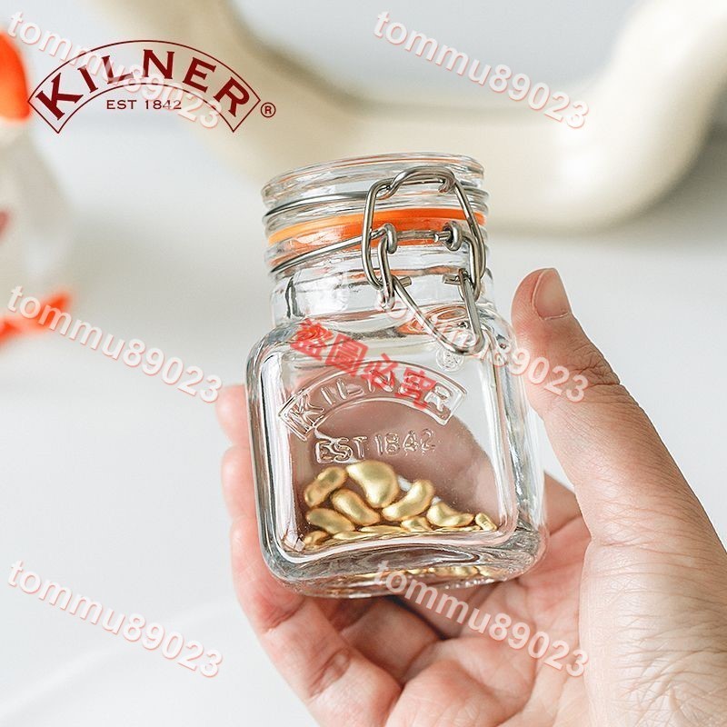 新品特惠#金豆豆收納瓶英國kilner儲存黃金小瓶子玻璃罐高級透明迷你密封罐#tommu89023
