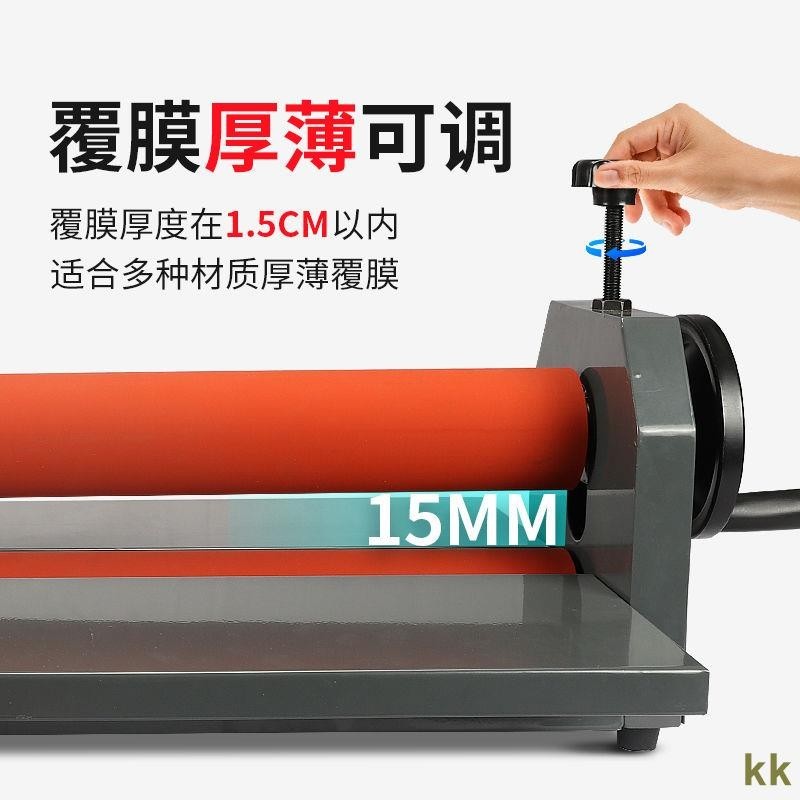 工廠直銷#手動650MM冷裱機硅膠棍覆膜機小型750冷裱機手搖字畫KT板過膜機