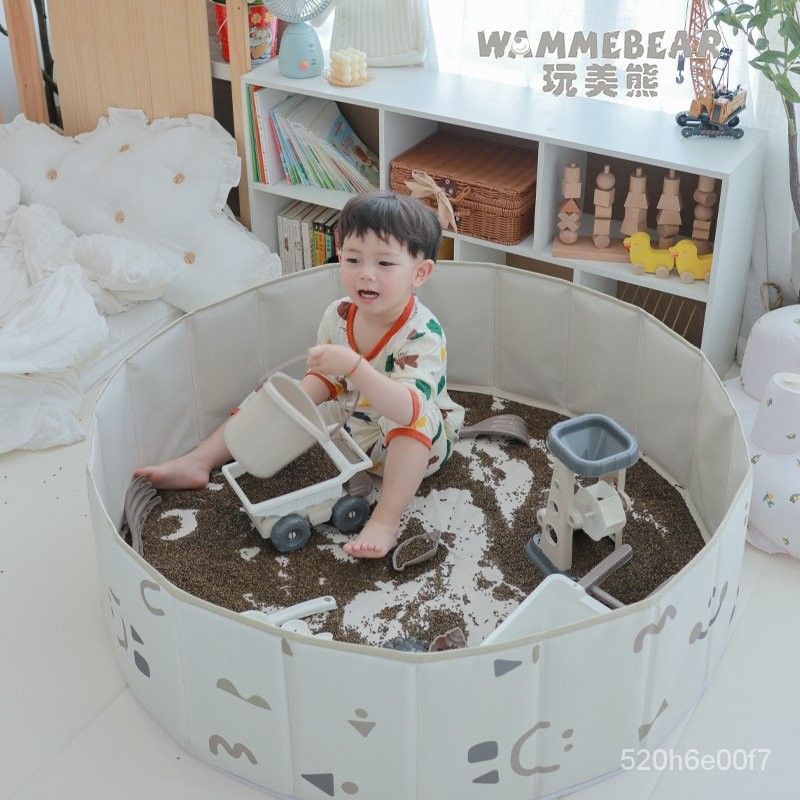 【免運】玩美熊玩具沙池套裝兒童沙子決明子寶寶傢用挖沙子沙土玩具沙室內