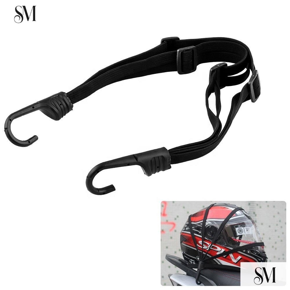【SYM】2 個掛鉤摩托車摩托車強度可伸縮頭盔行李固定鬆緊帶繩