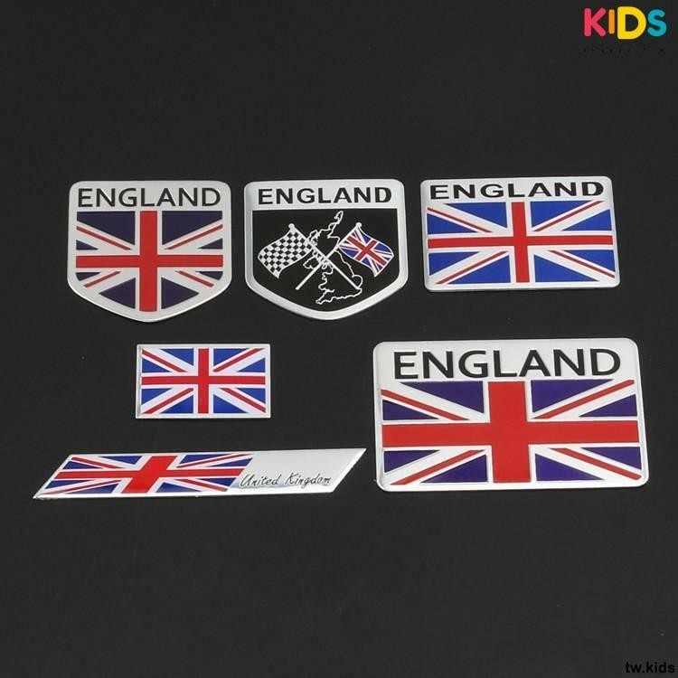 🔥熱銷#英國旗車貼 米字旗 汽車金屬裝飾貼改裝側標 地圖貼紙劃痕遮擋 iJ0K