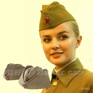 DAK優選鋪-俄羅斯船型帽男女收藏展示 蘇聯帽子廣場舞水兵舞帽演出軍帽