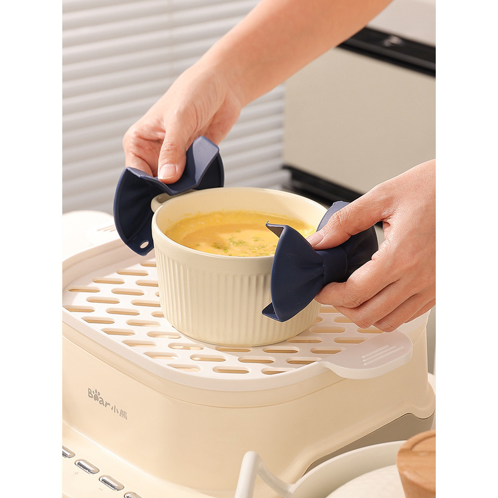 新款💕空氣炸鍋專用碗 蒸蛋碗 舒芙蕾烤碗 雙耳烤盤 烤箱用陶瓷小碗 家用精緻碗
