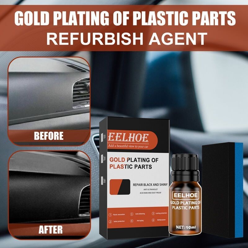 EELHOE automotive plastic coating crystal liquid car dashboa