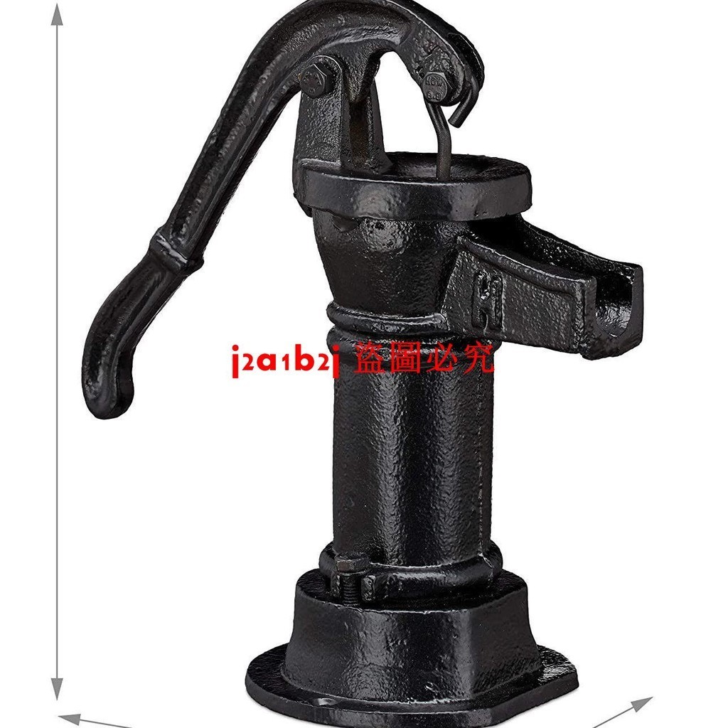 鑄鐵老式抽水機手動搖水泵手搖水井泵壓井頭壓水井井頭兒童壓水機