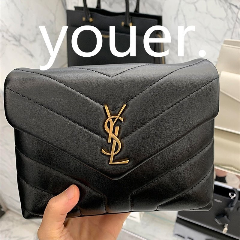 精品二手 YSL 聖羅蘭 Toy loulou 相機包 方胖子 斜背包 肩背包 相機包 20CM