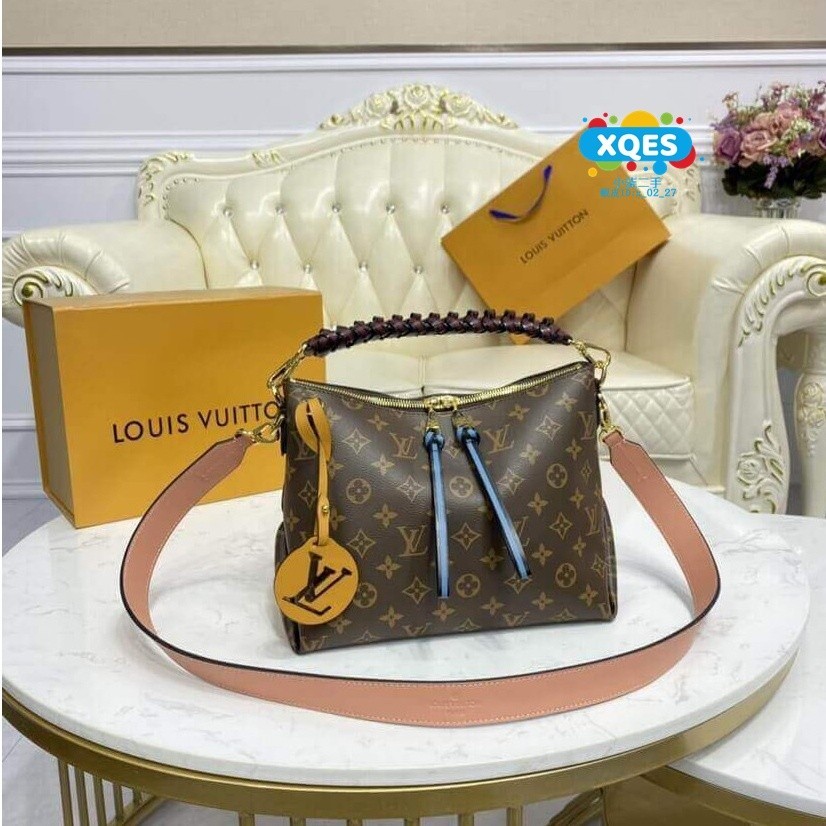 二手全新精品LOUIS VUITTON Beaubourg Hobo 微笑包 單肩包 斜背包 手提包 M55090