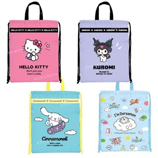 【現貨】小禮堂 Sanrio 三麗鷗 尼龍兩用束口後背袋 (姓名款) Kitty 美樂蒂 大耳狗