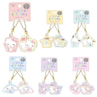 【現貨】小禮堂 Sanrio 三麗鷗 壓克力造型磁鐵雙吊飾 (嬰兒款) Kitty 酷洛米 帕恰狗