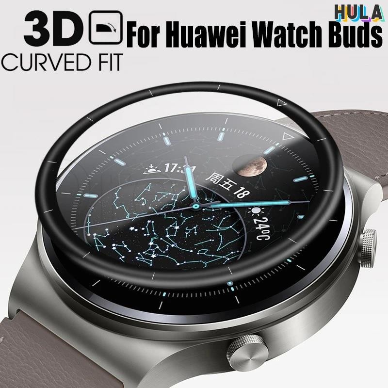 HULA-適用於華為 Watch Buds 智能手錶高清透明軟防爆屏幕保護膜的 3D MA 屏幕保護膜