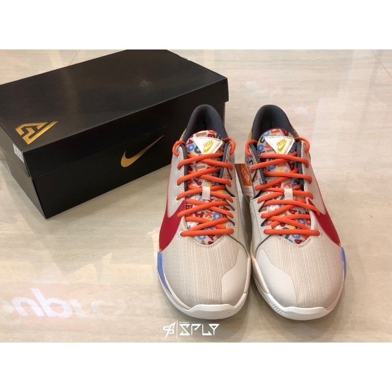 Nike Zoom Freak 2 奶茶 彩繪 字母哥 籃球 CZ0152-001