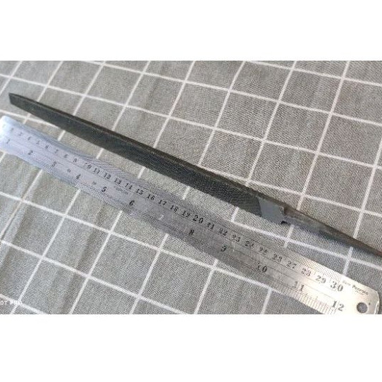 日本製 壺万牌 三角銼刀 約240mm （全新）銼刀