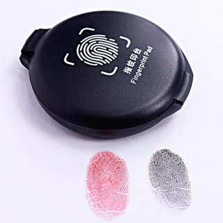 1pc Fingerprint Ink Pad Thumbprint Ink Pad For Notary