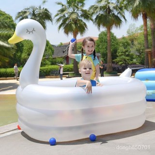 台灣出貨諾澳嬰兒童充氣遊泳池傢庭超大型海洋球池大號成人戲水池加厚傢用