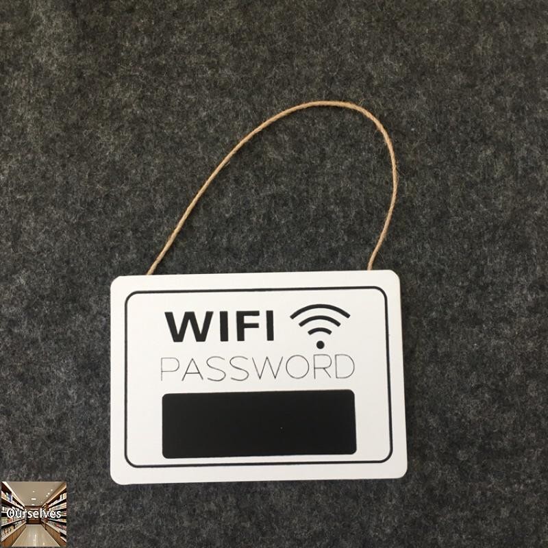 可客製 文青風WiFi 標示牌 指示牌 歡迎牌 商業空間 開店必備