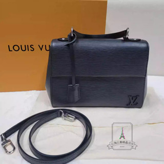 Louis Vuitton 路易威登 LV Cluny 黑色水波紋Epi牛皮 手提包 郵差包 M41302