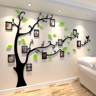 【順順裝飾】照片樹3d亞克力立體墻貼客廳餐廳臥室電視沙發背景墻室內裝飾貼畫