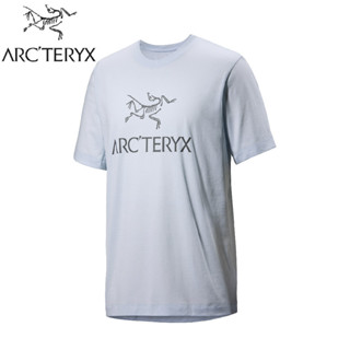 【ARC'TERYX 始祖鳥 男 Arc'Word Logo 短袖休閒T恤《天藍》】X000007991/運動衫/排汗衣