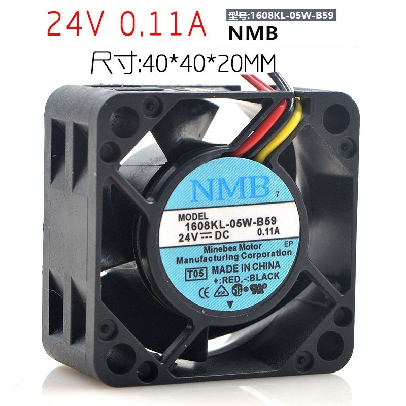 ♥現貨  工廠直銷 全新NMB 4020 24V 0.11A 1608KL-05W-B59 4CM