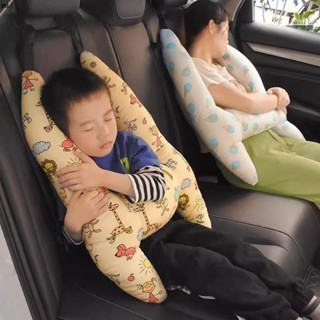 兒童車用靠枕 兒童汽車頭枕車上睡覺神器車載抱枕車用護肩枕頭后排頸枕車內靠枕
