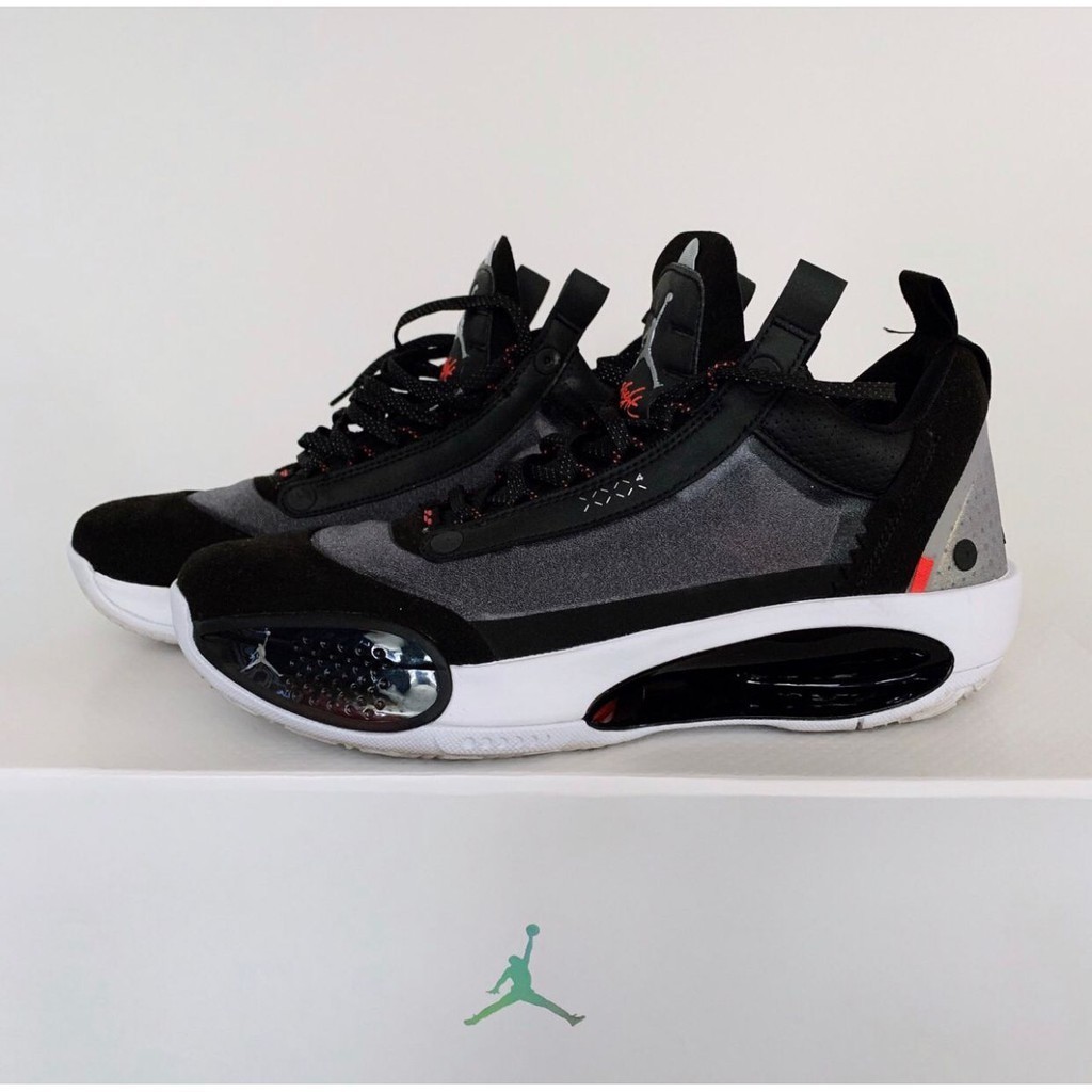 日韓現貨 Air Jordan 34 Low PF "Heritage” 黑紅 籃球鞋 CU3475-001