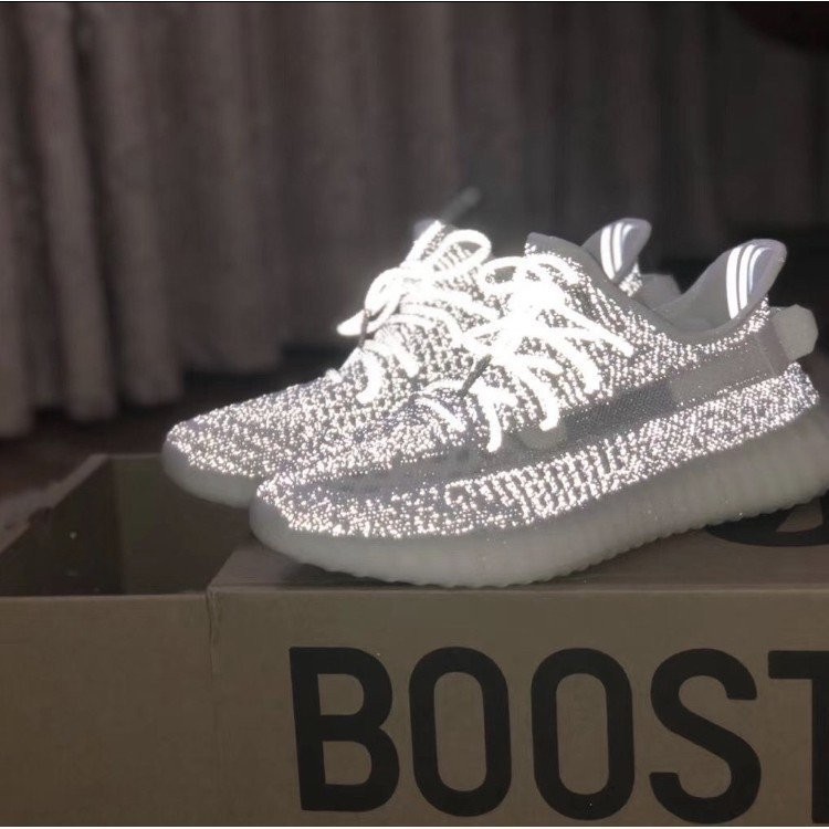 adidas Yeezy Boost 350 V2 Static 滿天星 面反光版 EF2367 慢跑鞋