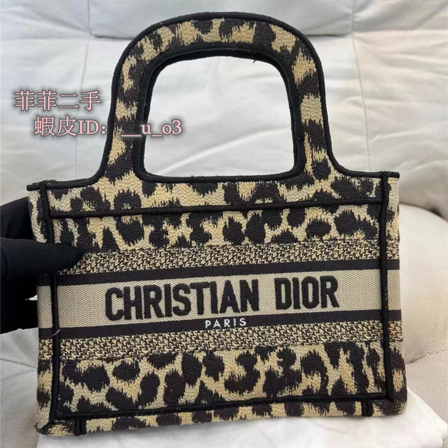 精品 DIOR 迪奧 BOOK TOTE Mini 托特包/購物袋/手提包 女包 實拍