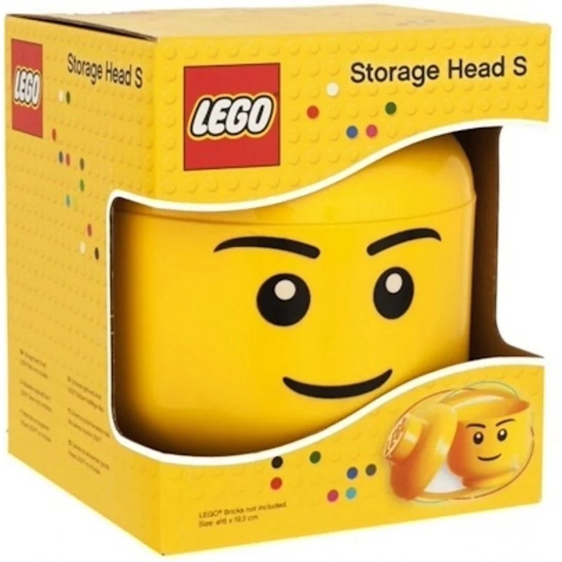 LEGO 40311724 樂高大頭經典置物盒-S號-男孩【必買站】 樂高周邊商品