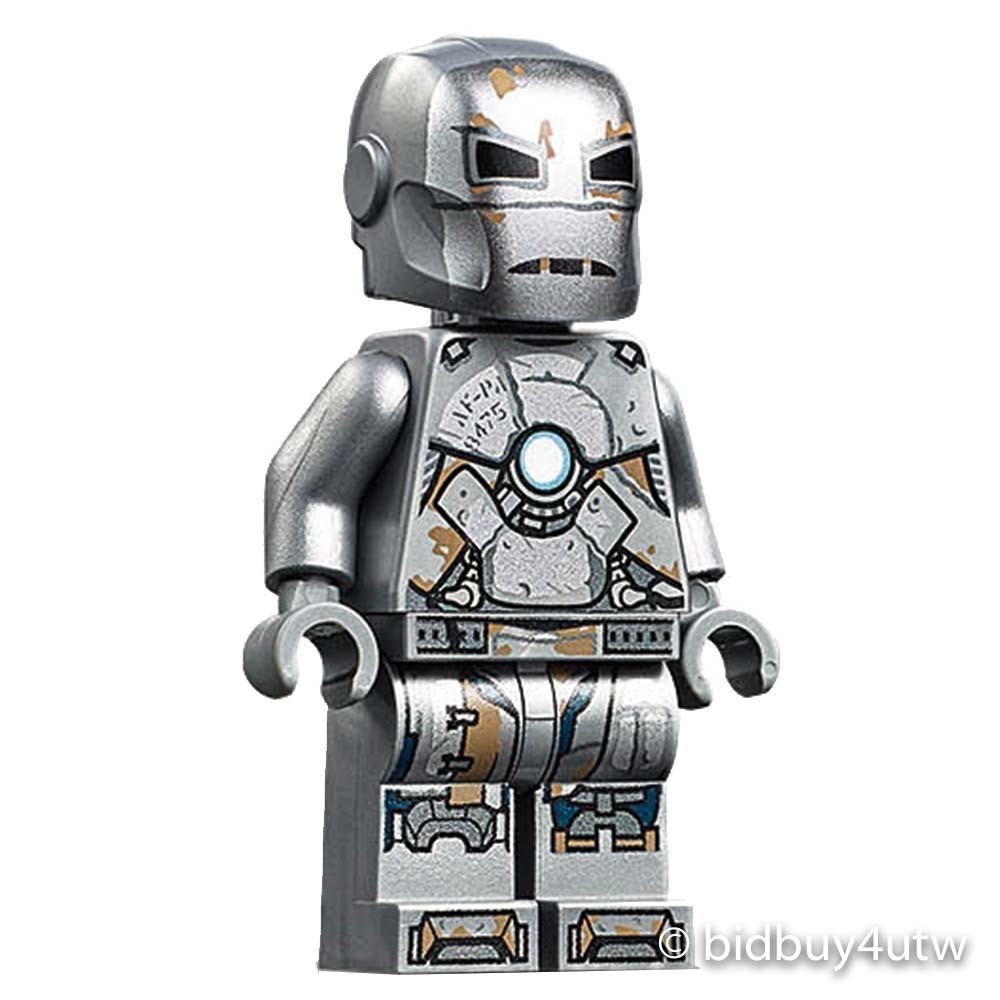 LEGO人偶 SH565 鋼鐵人 MK 1裝甲 (透明頭不含表情) 超級英雄系列【必買站】樂高人偶