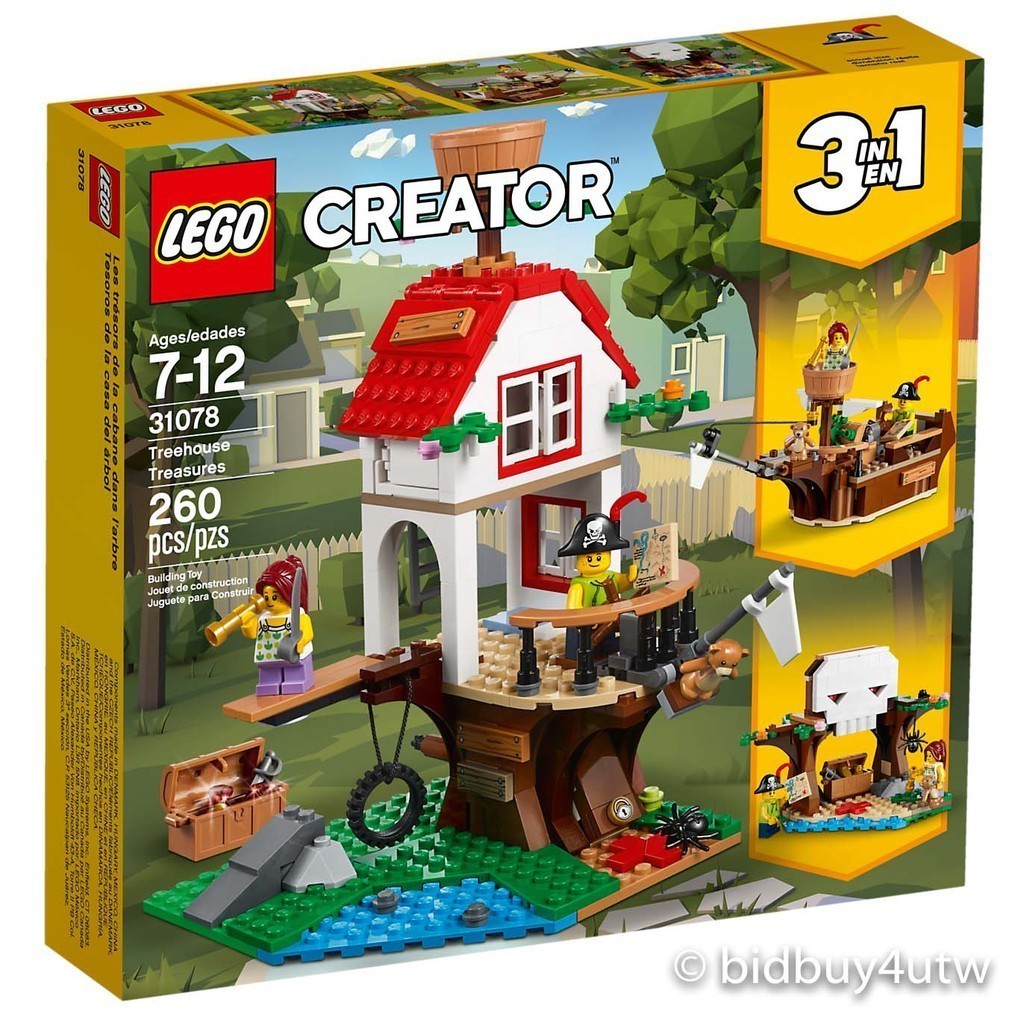 LEGO 31078 創意系列 尋寶樹屋【必買站】樂高盒組
