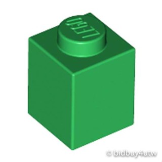 LEGO零件 基本磚 1x1 3005 綠色 300528【必買站】樂高零件