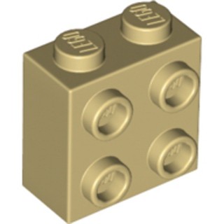 LEGO零件 變形磚 1x2x1 2/3 沙色 22885 6214334【必買站】樂高零件