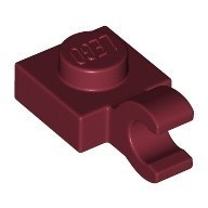 LEGO零件 變形平板磚 深紅色 61252【必買站】樂高零件