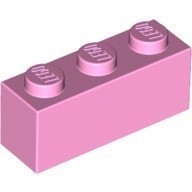 LEGO零件 基本磚 1x3 3622 亮粉紅 6052345【必買站】樂高零件