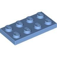 LEGO零件 薄板磚 2x4 3020 中間藍色【必買站】樂高零件