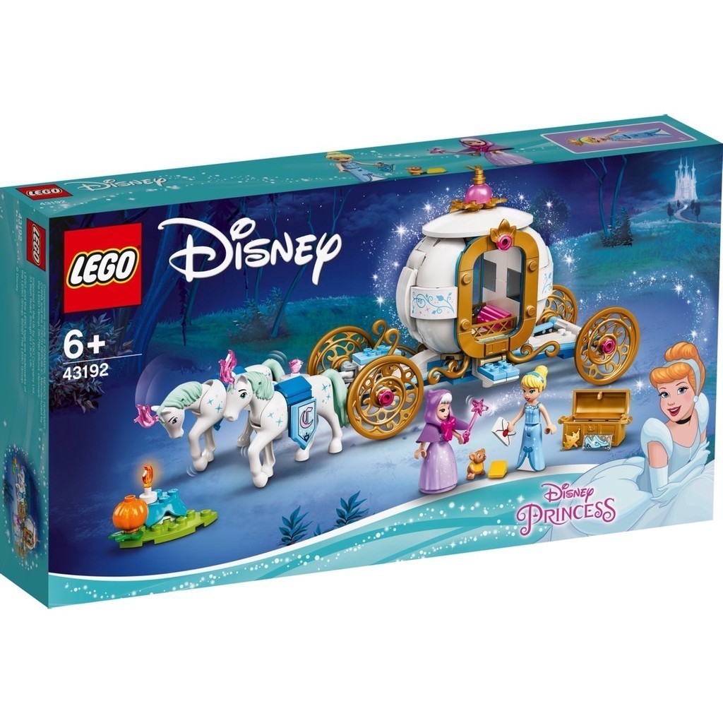 LEGO 43192 迪士尼公主系列 Cinderella’s Royal Carriage【必買站】樂高盒組