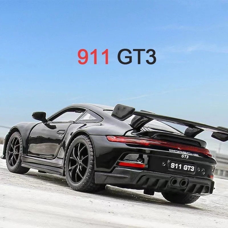 優越免運🎉合金模型車 1：32 保時捷 Porsche 911 GT3 汽車模型 玩具車 合金車模 合金玩具車 生日新