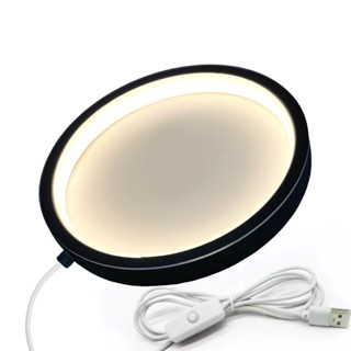 USB LED 公仔 扭蛋 展示臺 發光 燈座 模型 展示架 加大 透明 收納盒 打光 攝影 手錶 首飾 珠寶 底座