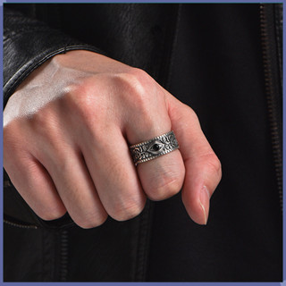 上帝之眼戒指 男生戒指 韓國戒指 925純銀戒指 開口戒指 食指戒指 個性戒指 復古戒指 造型戒指 戒子男 飾品 CUG