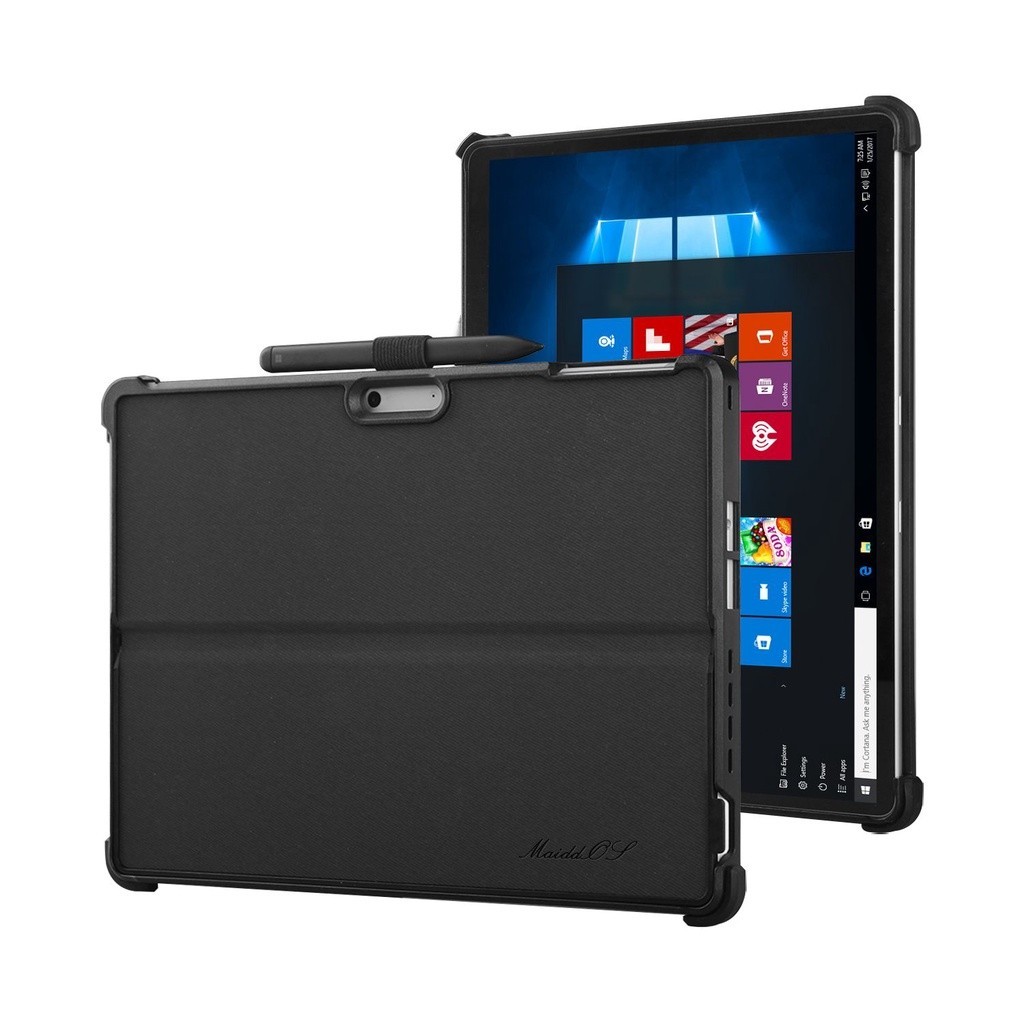 透用于微軟Surface Pro 9 平板電腦保護殼輕薄硬底可定制黑單面