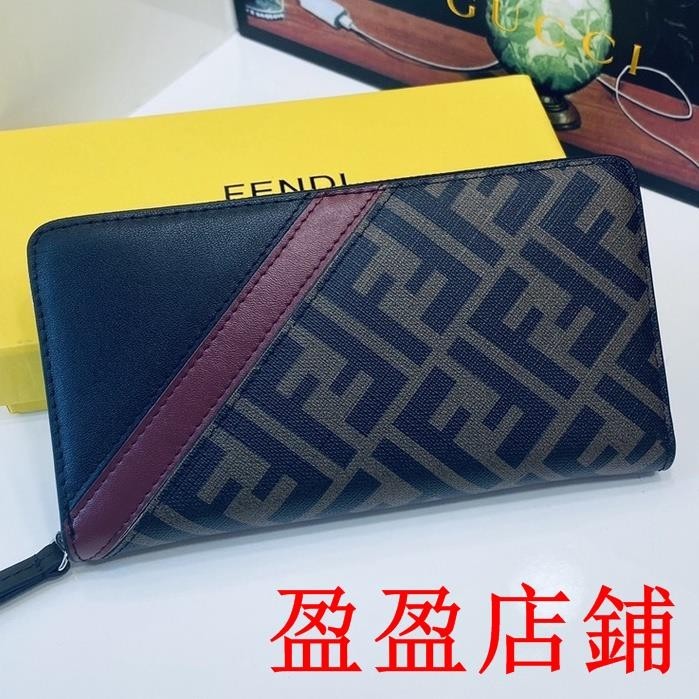 W/K二手/岢*/%FENDI 芬迪 長夾 錢包 皮夾 零錢包 手拿包 手包 手抓包 多卡位 男士皮夾 男夾