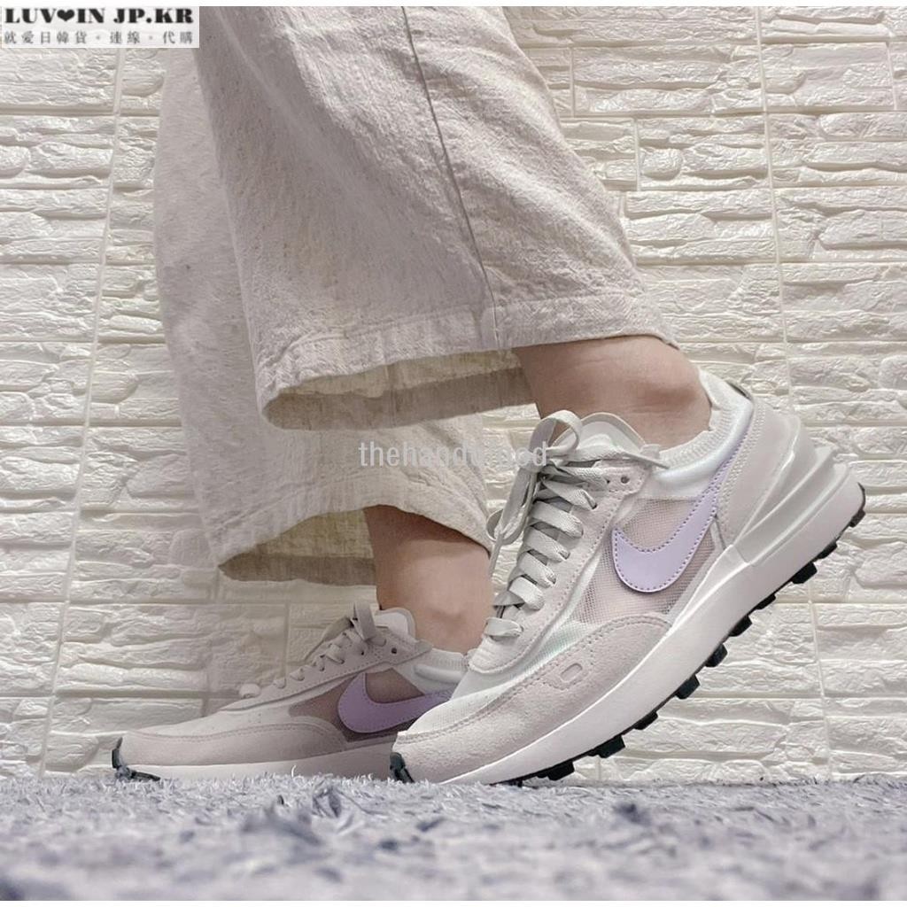 【日韓連線】Nike Waffle One 薰衣草 灰紫 經典百搭運動慢跑鞋DC2533-101女鞋