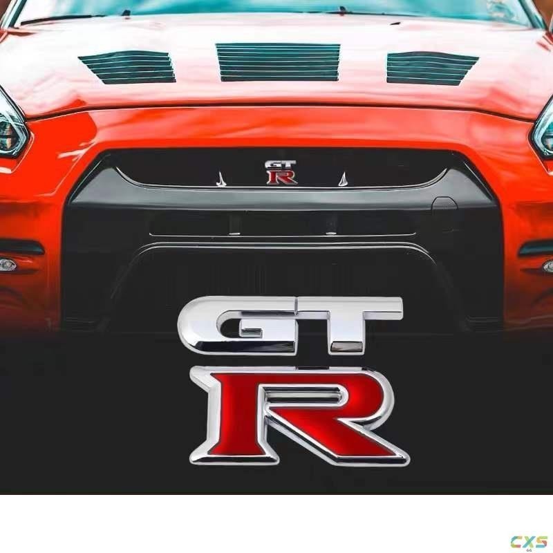 適用於NISSAN 1 ✿ 金屬 GTR 徽標日產 GTR 3D 改裝分體汽車汽車裝飾後行李箱標誌徽章貼紙貼花日產 GT