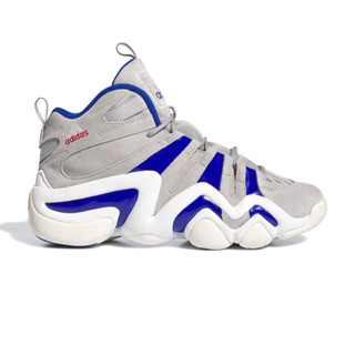 Adidas Crazy 8 男鞋 灰藍色 麂皮 高筒 緩震 運動鞋 實戰 訓練 籃球鞋 IG3737