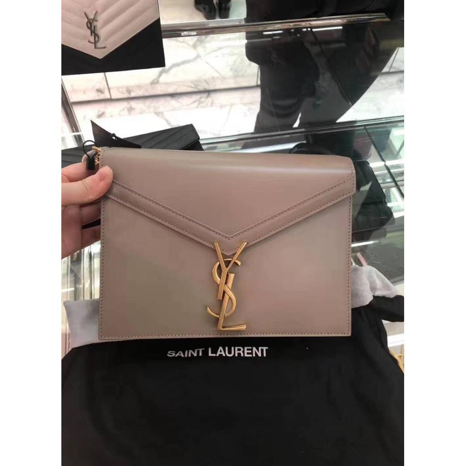 卓梵二手精品 SAINT LAURENT YSL 532750 Cassandra 雙鏈包 郵差包 風琴包 復古翻蓋包